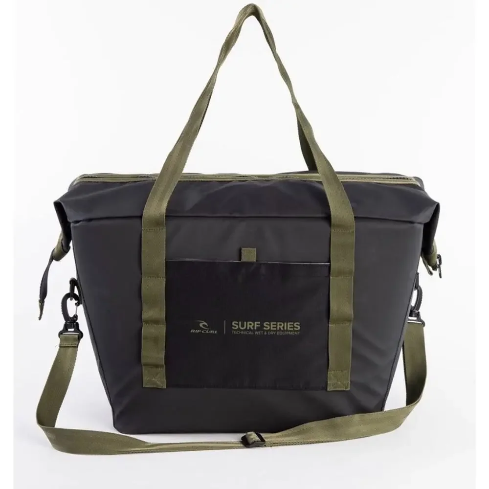 Rip Curl Black and Olive Green Surf Series Duffle Tote